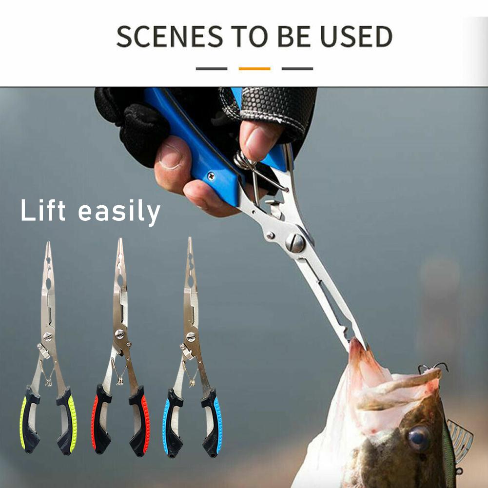 Fishing Equipment Amazon - Paslanmaz Çelik Balıkçılık Pensesi Çok Fonksiyonlu