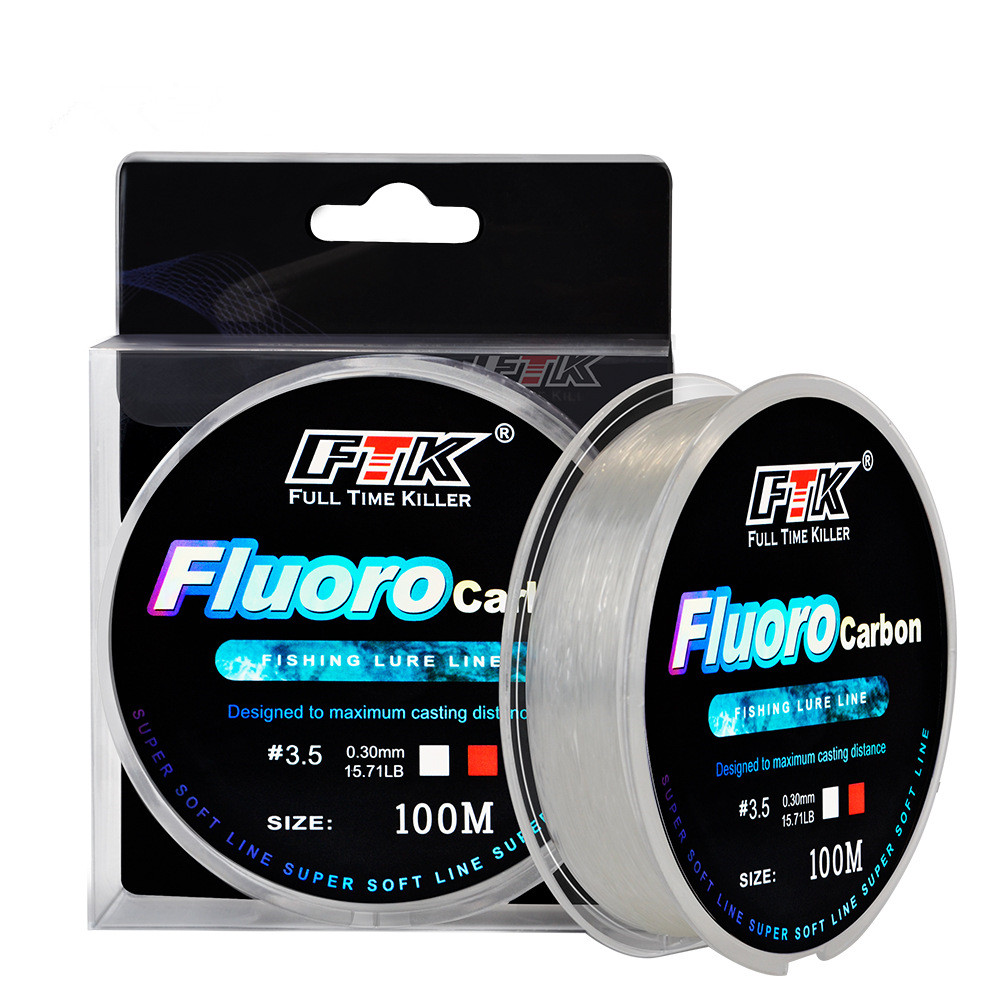 Fluorocarbon Line - 100m Florokarbon Yem Misinası, Karbon Fiber