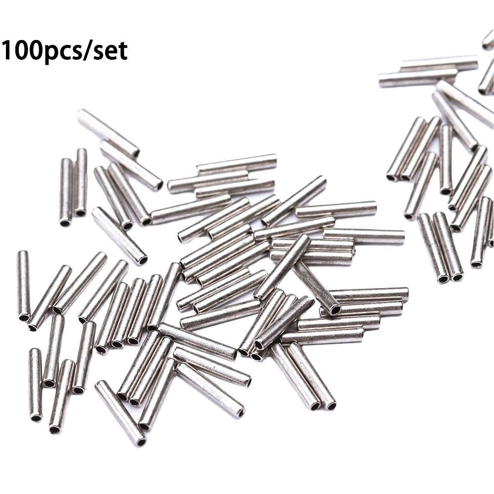 100 adet yuvarlak gümüş bakır  - Fishing Equipment Cheap incelemesi ve fiyatı