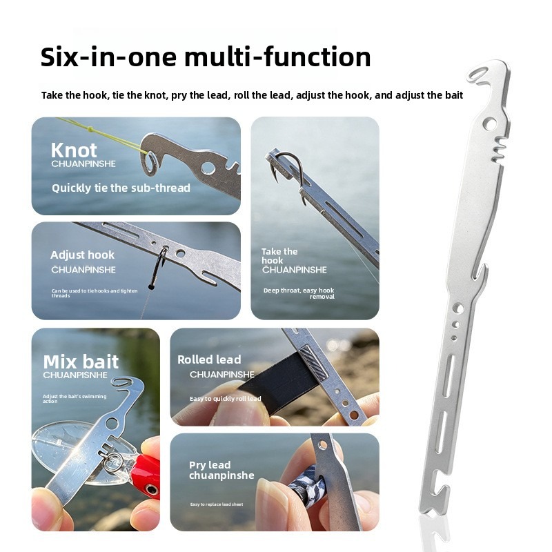 QAJTAO 4 Adet 6'sı 1 Arada Pas - Fishing Equipment Amazon incelemesi ve fiyatı